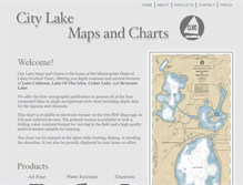 Tablet Screenshot of citylakemaps.com